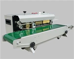 Poloautomatický stroj na uzatváranie vreciek z hliníkovej fólie FR-900 na tlač dátumov